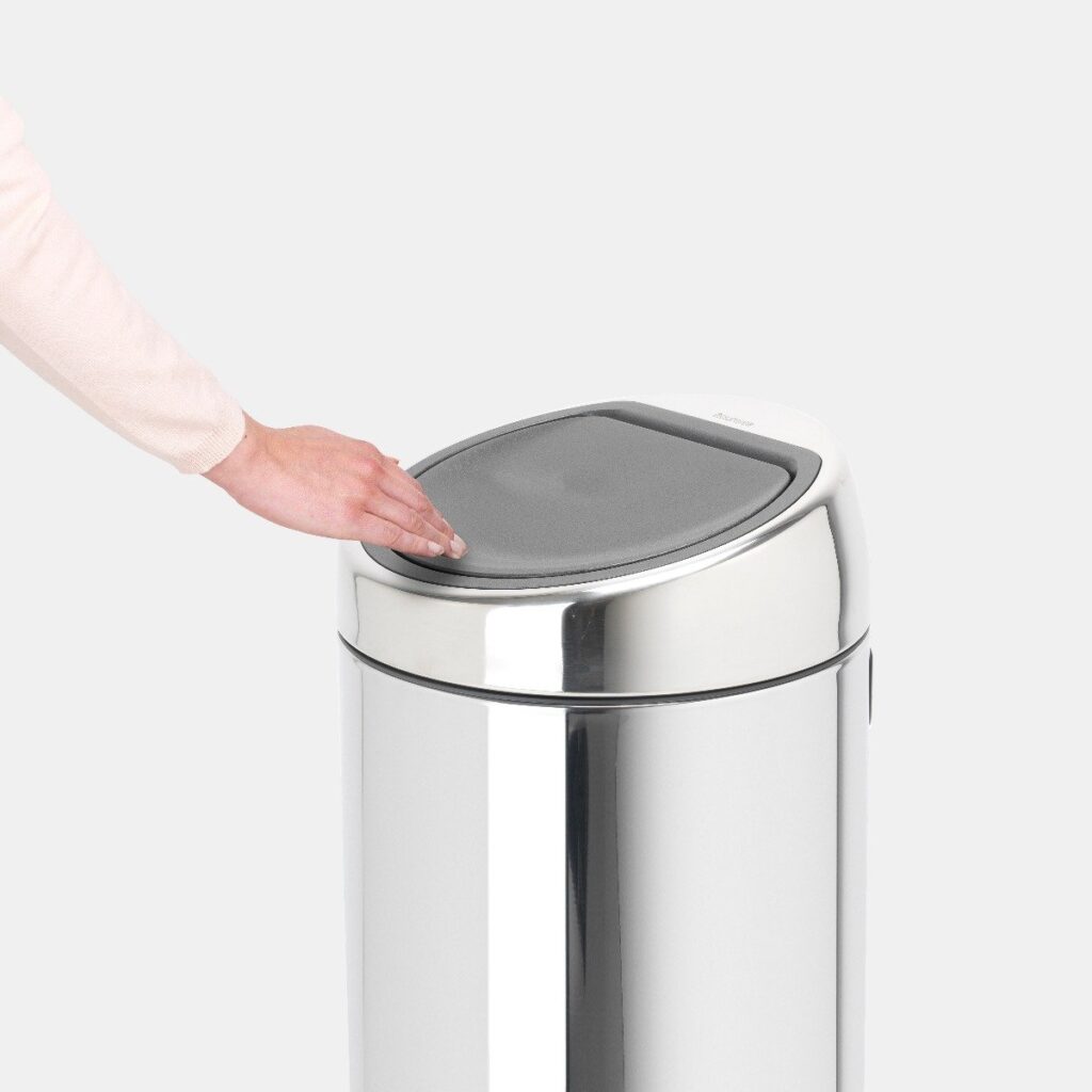 Brabantia Twin Touch Bin 2x20LBrilliant Steel open box Luxury Life