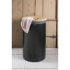 Brabantia Laundry Bin Cork Lid 35 Ltr – Matt Black - Image 2