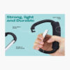 MOON Hands-Free Baby Stroller Hook - Durable, Lightweight & Strong - Black - Image 2