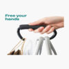 MOON Hands-Free Baby Stroller Hook - Durable, Lightweight & Strong - Black - Image 3